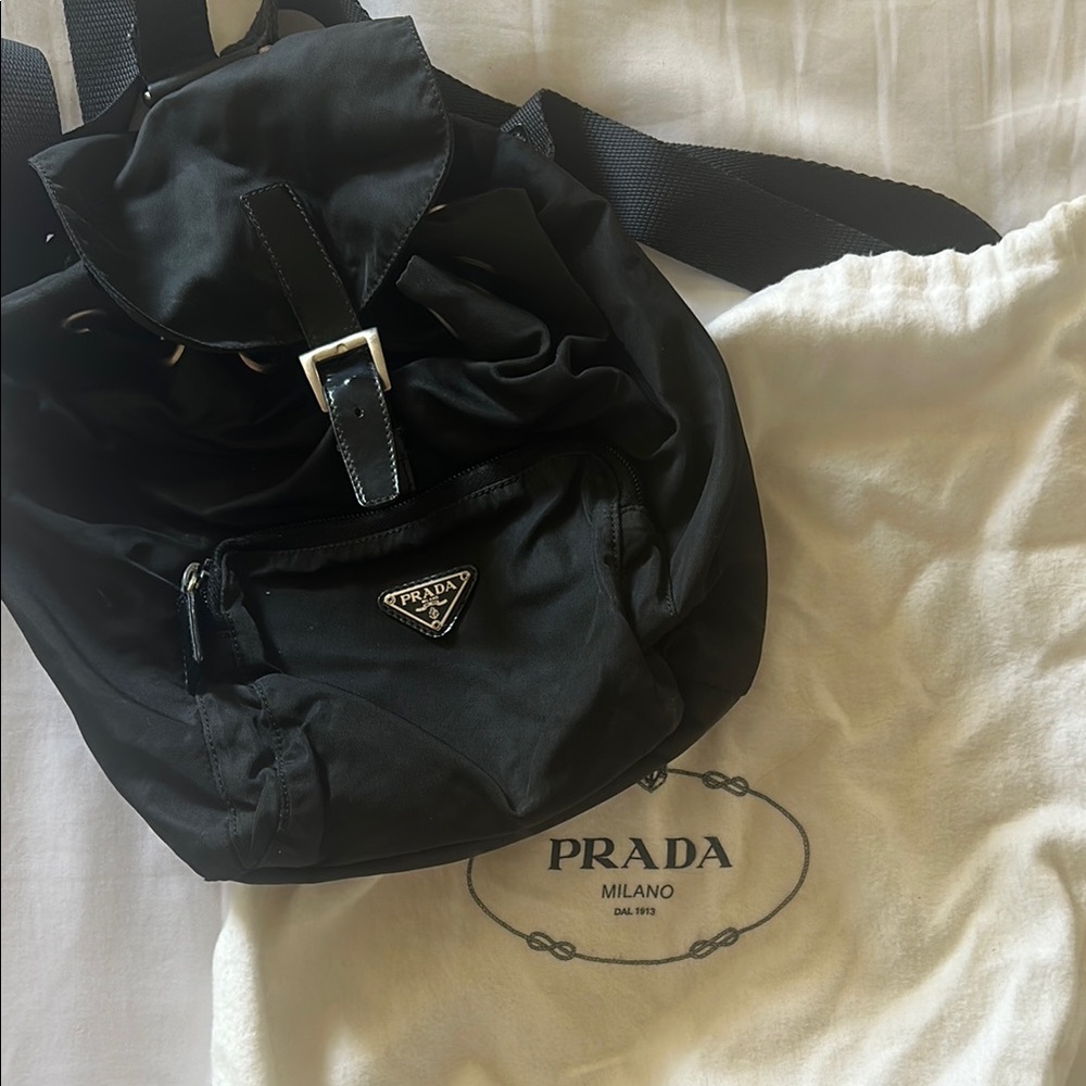 Prada Black Nylon Women’s Backpack